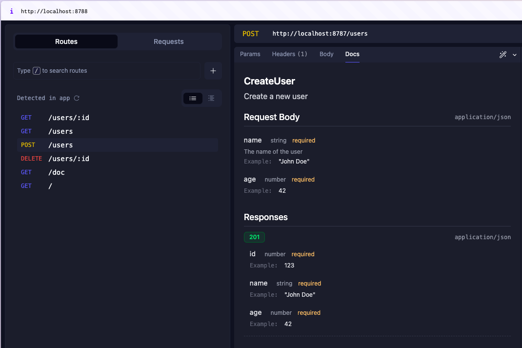 Documentation tab in Fiberplane