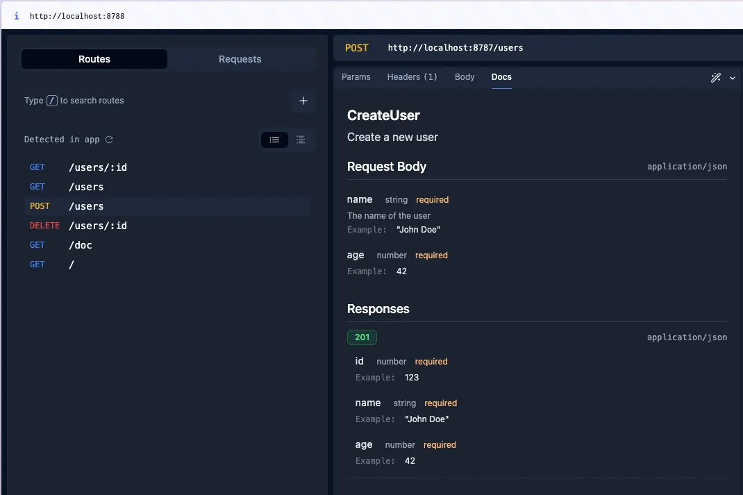 Documentation tab in Fiberplane